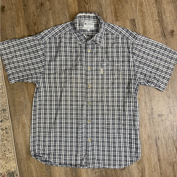 Columbia • Cotton Short Sleeve Plaid Button Down - Picture 1 of 6